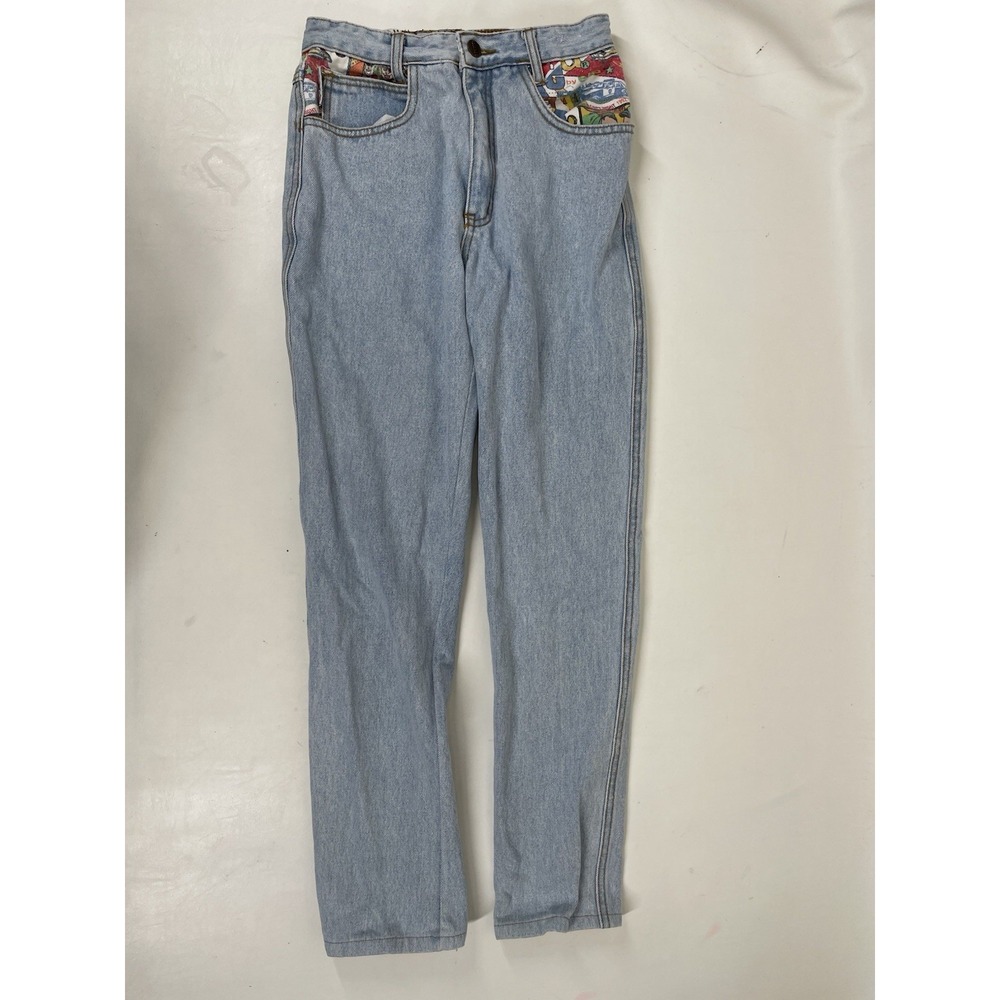 Get Used by Elie Classic Denim Outfit Jacket Jeans Womens S Vintage Street Wear - Picture 8 of 14